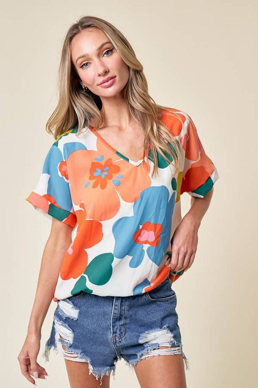 Daisy Floral Top