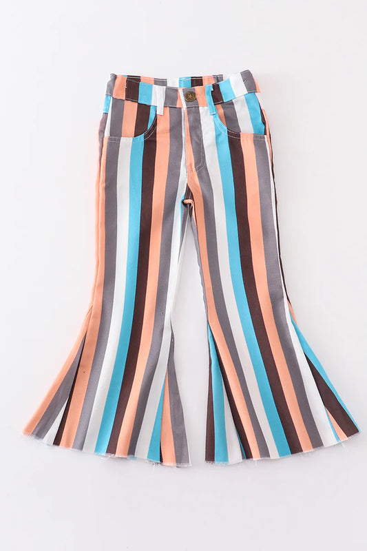 Multi Striped Bell Jean